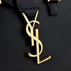 Pre Owned Saint Laurent Paris Monogram Cabas Bag Baby