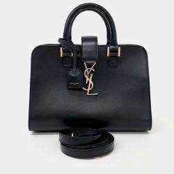 Pre Owned Saint Laurent Paris Monogram Cabas Bag Baby