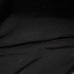 Pre Owned Saint Laurent Black Matelasse Leather Cassandre Shopper Tote