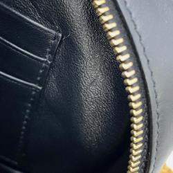 Pre Owned Saint Laurent Paris Lou Mini Bag Black Calf Leather