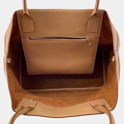 Pre Owned Yves Saint Laurent Rive Gauche Leather Tote Bag