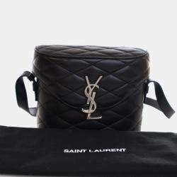 Pre Owned Saint Laurent Lambskin June Box Bag