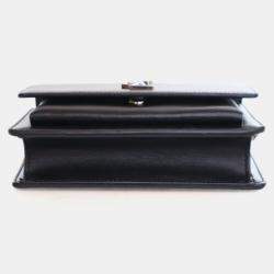 Pre Owned Saint Laurent Mini Calfskin Sunset Flap Bag