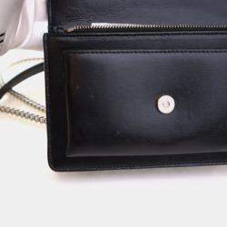 Pre Owned Saint Laurent Mini Calfskin Sunset Flap Bag