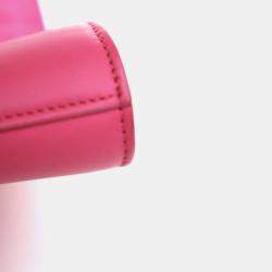Pre Owned Saint Laurent Pink Calfskin Y Ligne Clutch