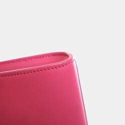 Pre Owned Saint Laurent Pink Calfskin Y Ligne Clutch