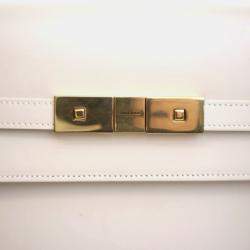 Pre Owned Saint Laurent Medium Leather Manhattan Shoulder Bag