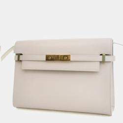 Pre Owned Saint Laurent Medium Leather Manhattan Shoulder Bag