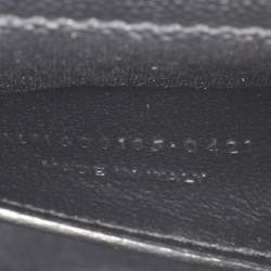 Pre Owned Saint Laurent Black Mix Matelassé Leather Medium Envelope Chain Bag