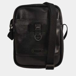 Pre Owned Saint Laurent Black Rivington Crossbody Bag