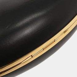 Pre Owned Saint Laurent Black Love Box Clutch Shoulder Bag