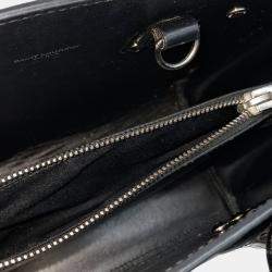 Pre Owned Saint Laurent Paris Black Croc Embossed Leather Sac de Jour Baby Handbag