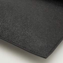 Pre Owned Saint Laurent Black Leather Uptown Pouch