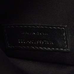 Pre Owned Saint Laurent Black Leather Uptown Pouch
