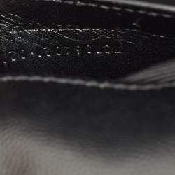 Pre Owned Saint Laurent Black Leather Medium Kate Shoulder Bag