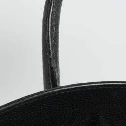 Pre Owned Saint Laurent Black Supple Leather Small Classic Sac De Jour Tote