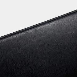 Pre Owned Saint Laurent Paris June Box Shoulder Bag Black Leather