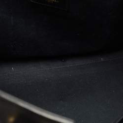 Pre Owned Saint Laurent Black Leather Medium Cabas Chyc Tote