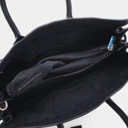 Pre Owned Saint Laurent Small Embossed Crocodile Nubuck Sac De Jour