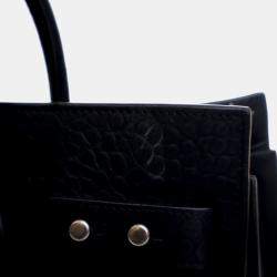 Pre Owned Saint Laurent Small Embossed Crocodile Nubuck Sac De Jour