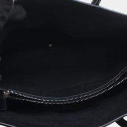 Pre Owned Saint Laurent Small Embossed Crocodile Nubuck Sac De Jour