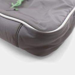 Pre Owned Saint Laurent Nylon Le 5 A 7 Hobo