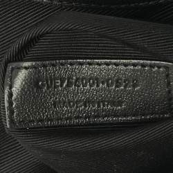 Pre Owned Saint Laurent Black Quilted Leather 87 Frame Fold Over Shoulder Bag