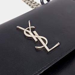 Pre Owned Saint Laurent Paris Black Leather Sunset Bag Medium