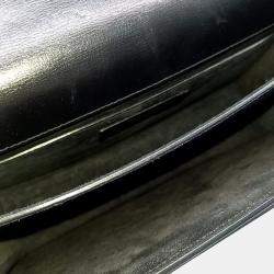 Pre Owned Saint Laurent Paris Black Leather Sunset Bag Medium