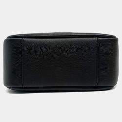 Pre Owned Saint Laurent Paris Black Leather LE 5 A 7 Small Hobo Bag