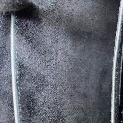 Pre Owned Saint Laurent Paris Sunset Chain shoulder Bag Black Croco Embossed Leather