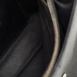 Pre Owned Saint Laurent Black Leather Niki Medium Flap Shoulder Bag