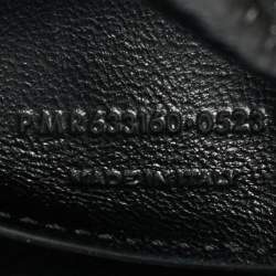 Pre Owned Saint Laurent Black Matelassé Leather Baby Niki Chain Shoulder Bag