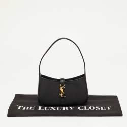 مملوكة مسبقًا حقيبة كتف سان لوران باريس لو 5 À 7 صغيرة جلد أسود