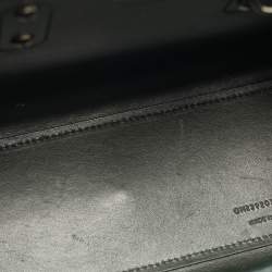 Pre Owned حقيبة يد سان لوران ساك دو جور كلاسيك نانو جلد منقوش تمساح داكنة خضراء