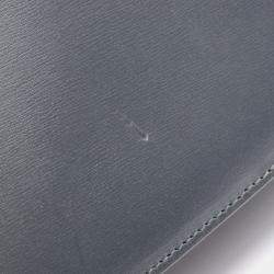 Pre Owned Saint Laurent Le 61 Grey Leather Shoulder Bag