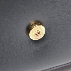 Pre Owned Saint Laurent Le 61 Grey Leather Shoulder Bag