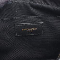 مملوكة مسبقًا Saint Laurent Paris Lou Monogram Camera Bag/Shoulder Bag Leather Black