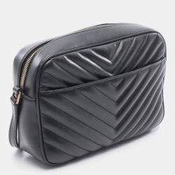 مملوكة مسبقًا Saint Laurent Paris Lou Monogram Camera Bag/Shoulder Bag Leather Black