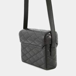 مملوكة مسبقًا حقيبة كتف إيف سان لوران يونيو بوكس سوداء