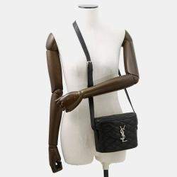 مملوكة مسبقًا حقيبة كتف إيف سان لوران يونيو بوكس سوداء