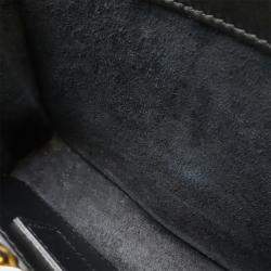 Pre Owned Saint Laurent Paris Ysl Kate Monogram Chain Shoulder Bag In Black Leather