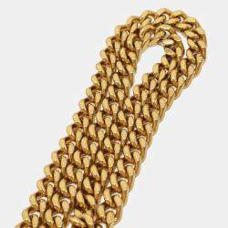 Pre Owned Saint Laurent Paris Ysl Kate Monogram Chain Shoulder Bag In Black Leather