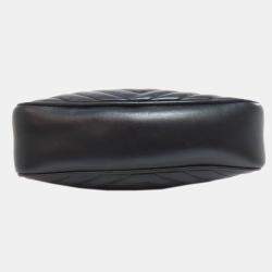 Pre Owned حقيبة كتف سان لوران لو بخياطة على شكل حرف V من جلد العجل