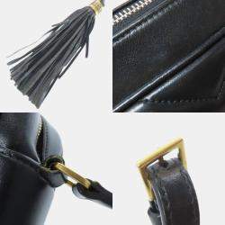 Pre Owned حقيبة كتف سان لوران لو بخياطة على شكل حرف V من جلد العجل