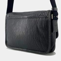 Pre Owned حقيبة كتف سان لوران نايكي جلدية سوداء حجم صغير