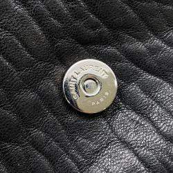 Pre Owned حقيبة كتف سان لوران نايكي جلدية سوداء حجم صغير