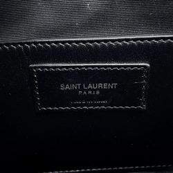 Pre Owned حقيبة كتف سان لوران نايكي جلدية سوداء حجم صغير