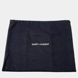 Pre Owned Saint Laurent Paris Niki Baby Chainshoulder Bag White Vintage Leather Size Baby