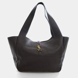 مملوكة مسبقًا حقيبة يد سان لوران لو 5 أ 7 بيا جلد الغزال